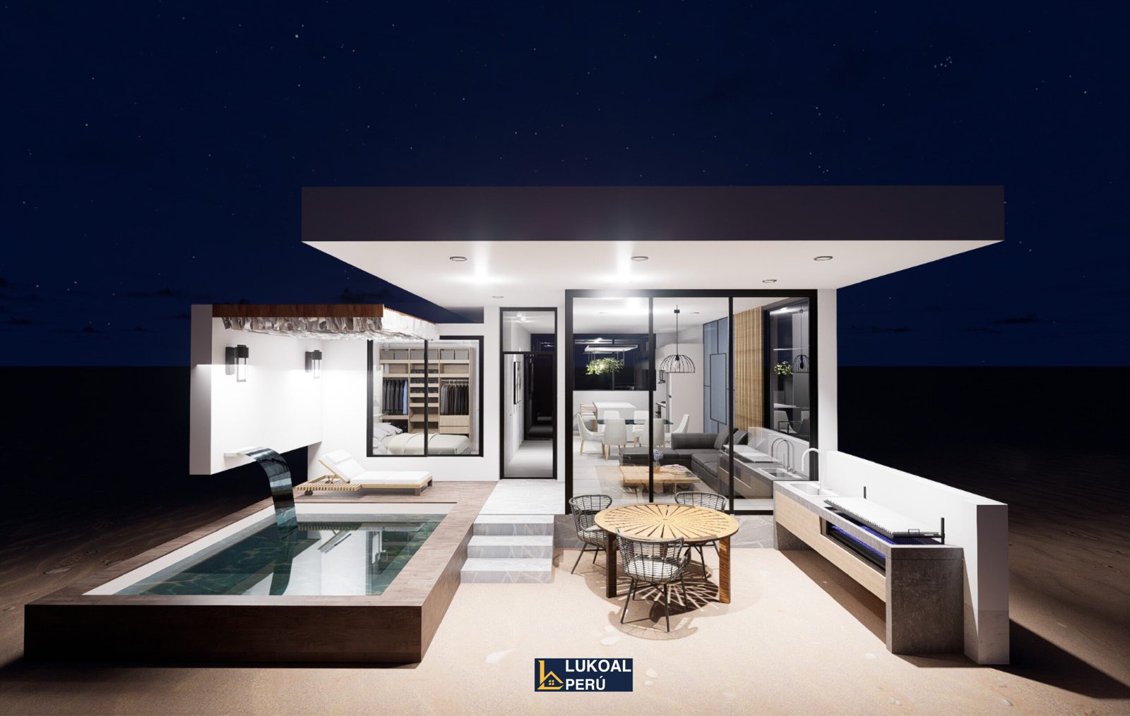 diseño casas de playa lukoal